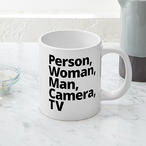 Vista 3 de CafePress Persona Mujer Hombre Cámara TV Tazas 20 oz Café de Cerámica Taza Mega