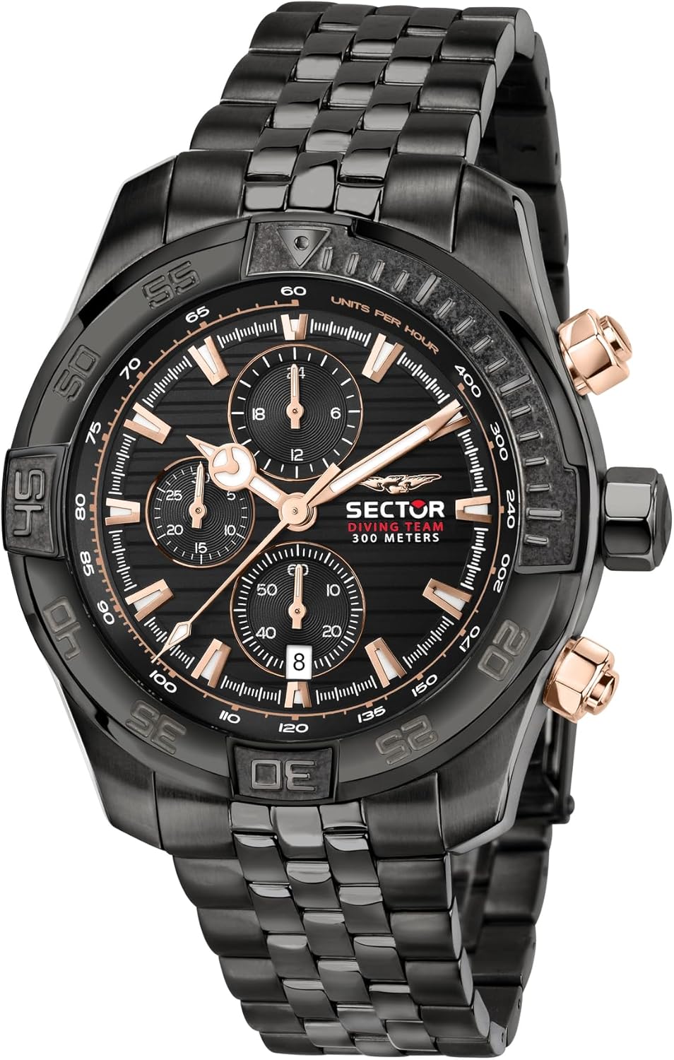 Sector No Limits Orologio da Uomo, Collezione Diving Team, Cronografo, al  Quarzo - R3273635003 : Amazon.it: Moda