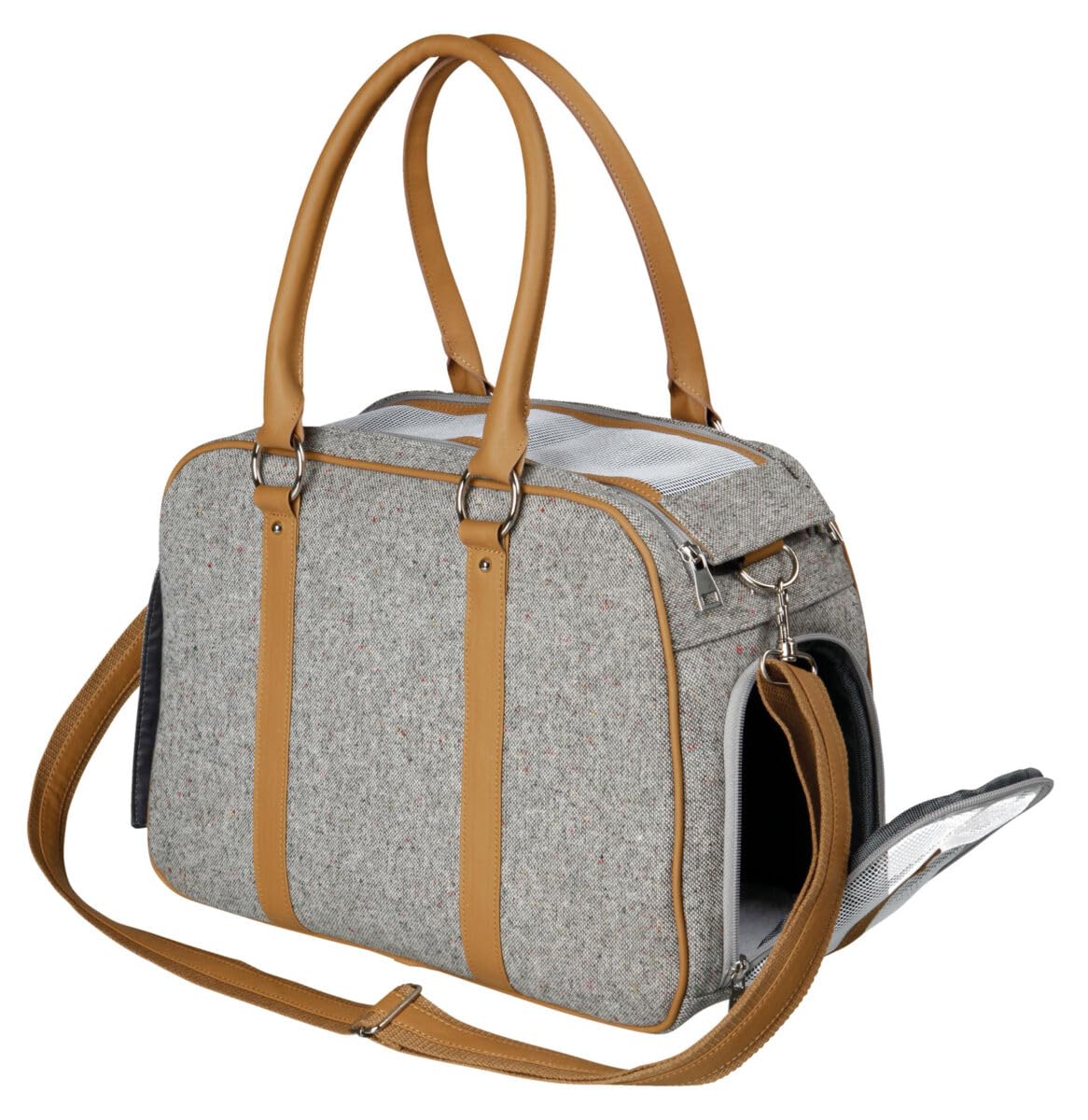 TRIXIE Helen - Porta Cani 40 x 28 x 18 cm, Colore: Grigio