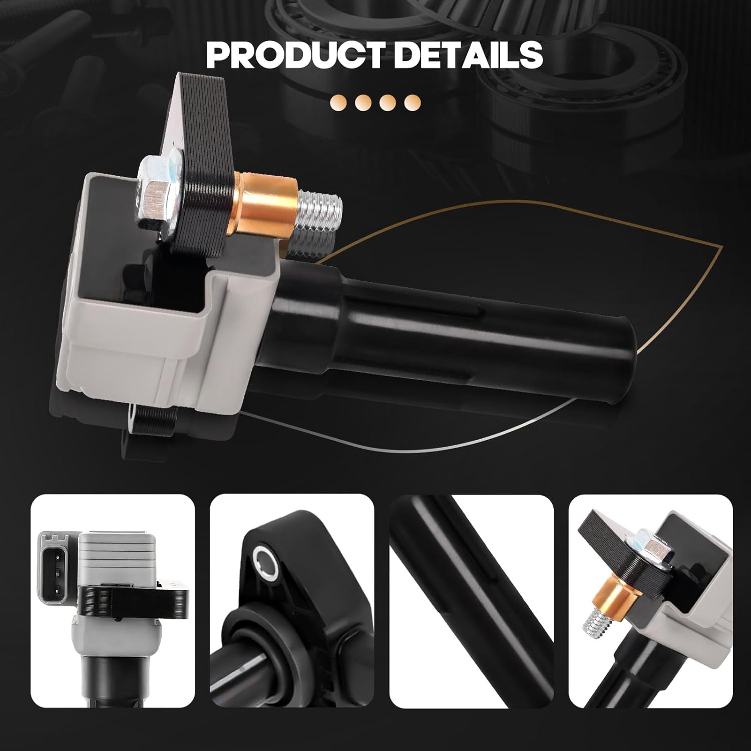 Ignition Coils Pack UF480 Compatible with 2002 2003 2004 2005 Impreza WRX, WRX Wagon Replacement for 22433AA560 22433AA561 - H4 2.0L, Set of 4