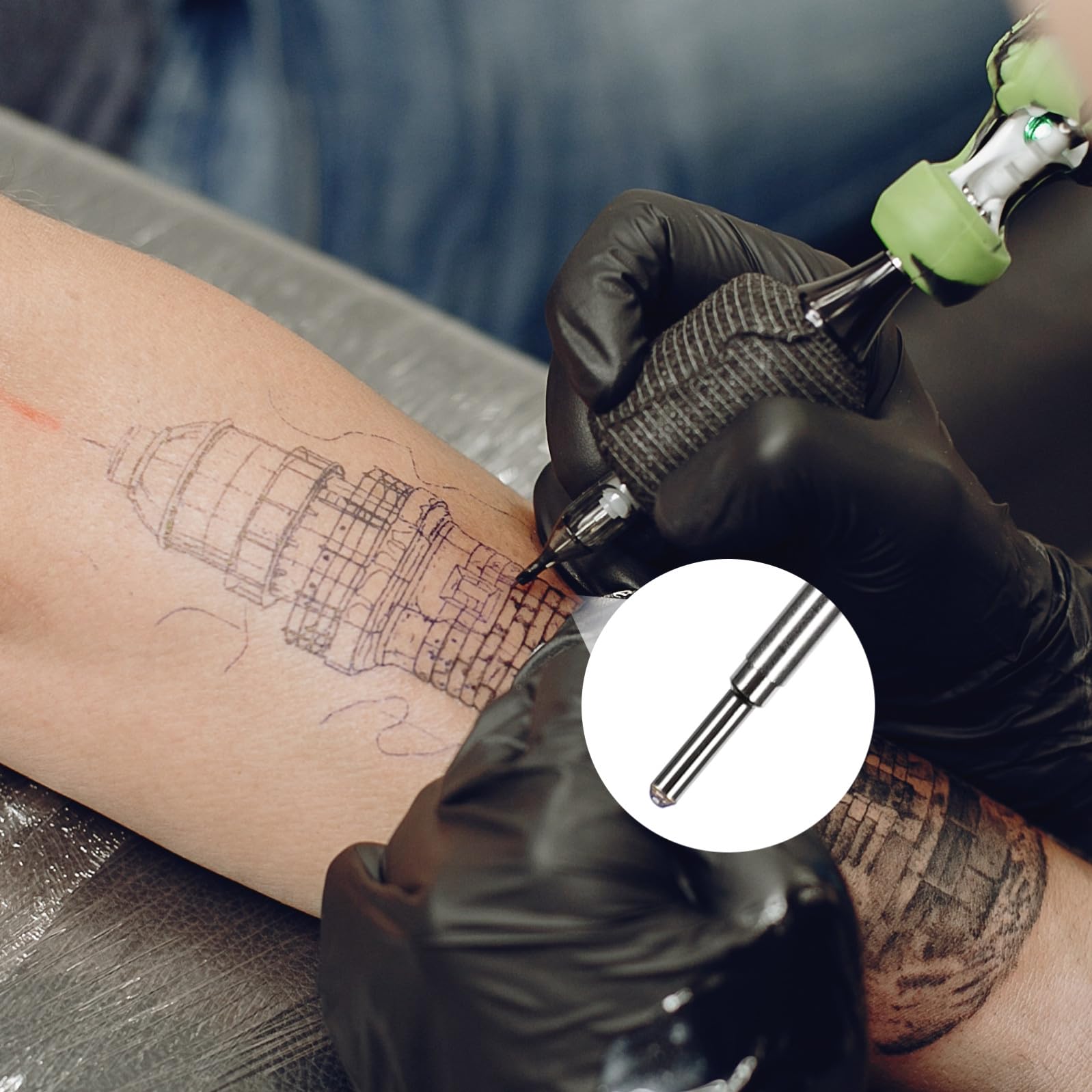 FOMIYES 60 Piezas para bolígrafo lápiz cejas lápiz de cejas puntos puntas líneas rotuladores marcadores de piel para stencil plantillas núcleos de pluma núcleos de lápiz de maquillaje