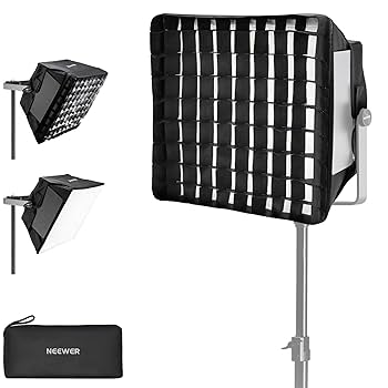 NEEWER ライトセット Amazon | NEEWER 新版ソフトボックスディフューザー RGB1200 LED