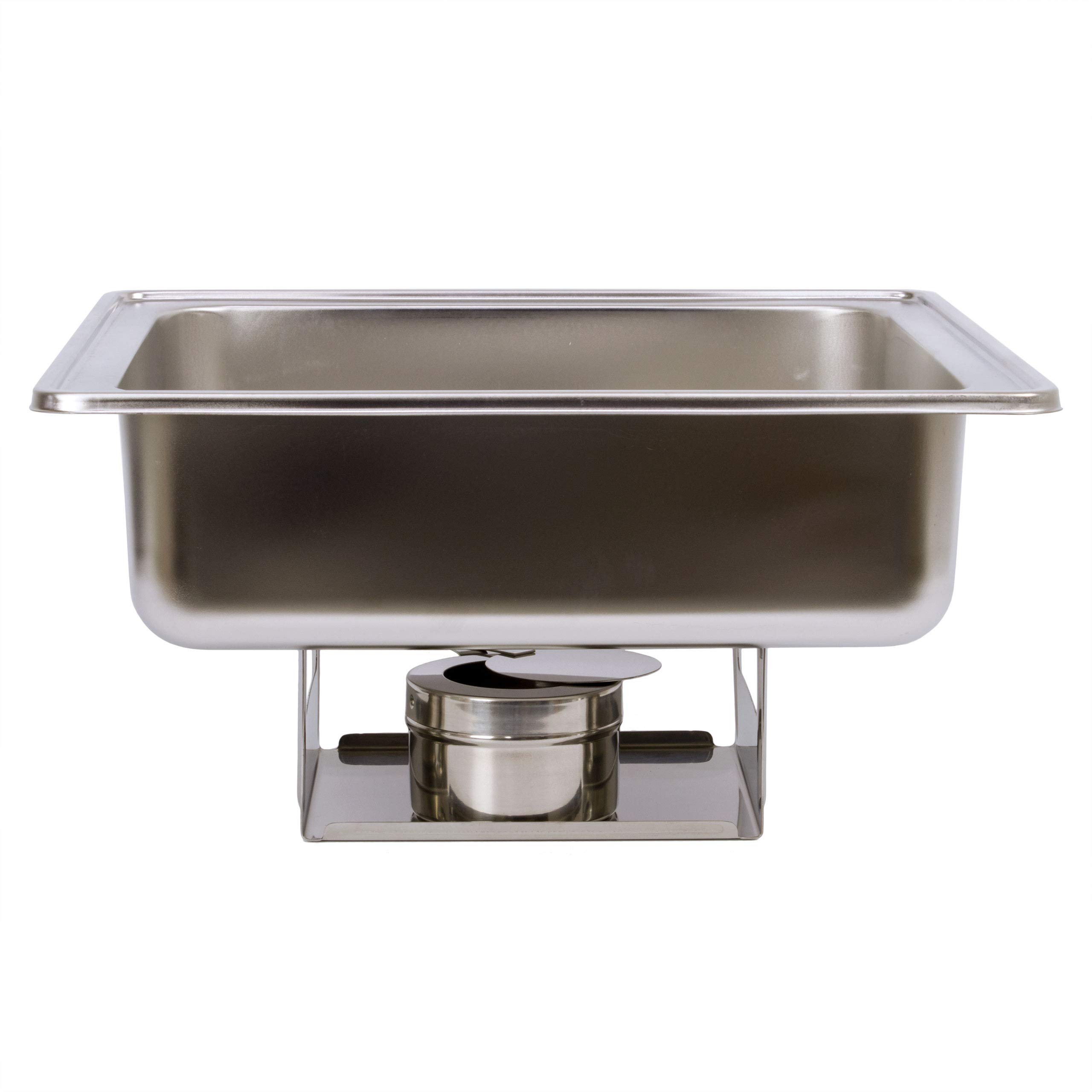 Edelstahl Luxus Speisenwärmer 2/3 Warmhaltebehälter Chafing Dish 6,0 Liter