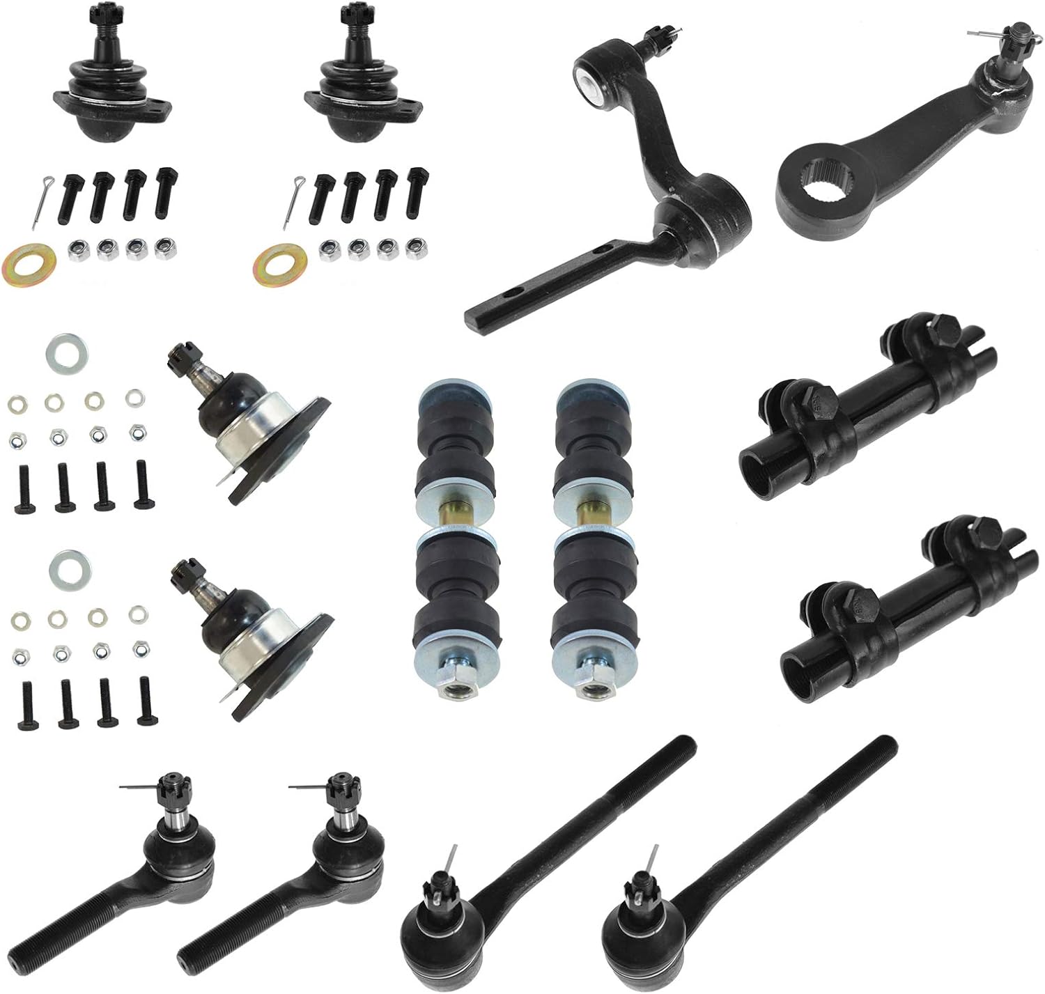 Ball Joint Tie Rod Pitman Idler Arm Kit for 1998-05 Chevrolet Blazer - Front