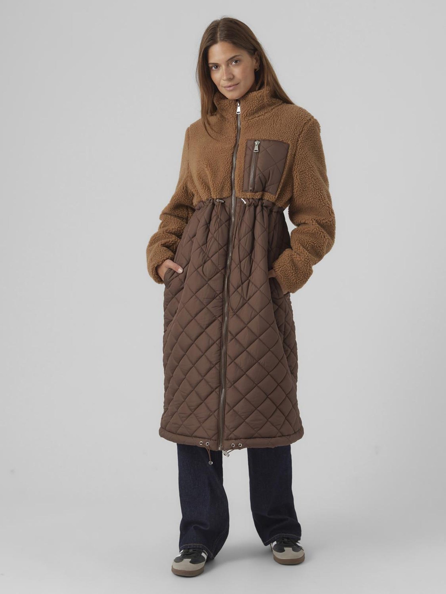 MAMALICIOUS Mama Licious Veste matelassée MLTHEODORA 2 en 1 pour femme