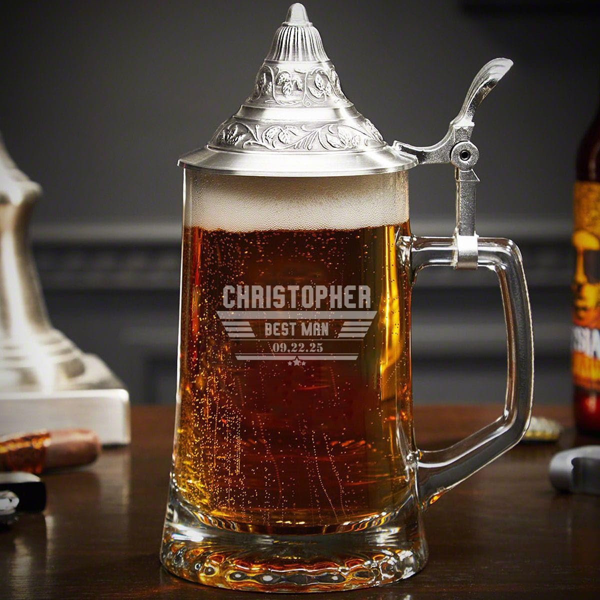 Personalized German Beer Stein - Engraved Gift -6 Personalized German Beer Stein - Engraved Gift -6