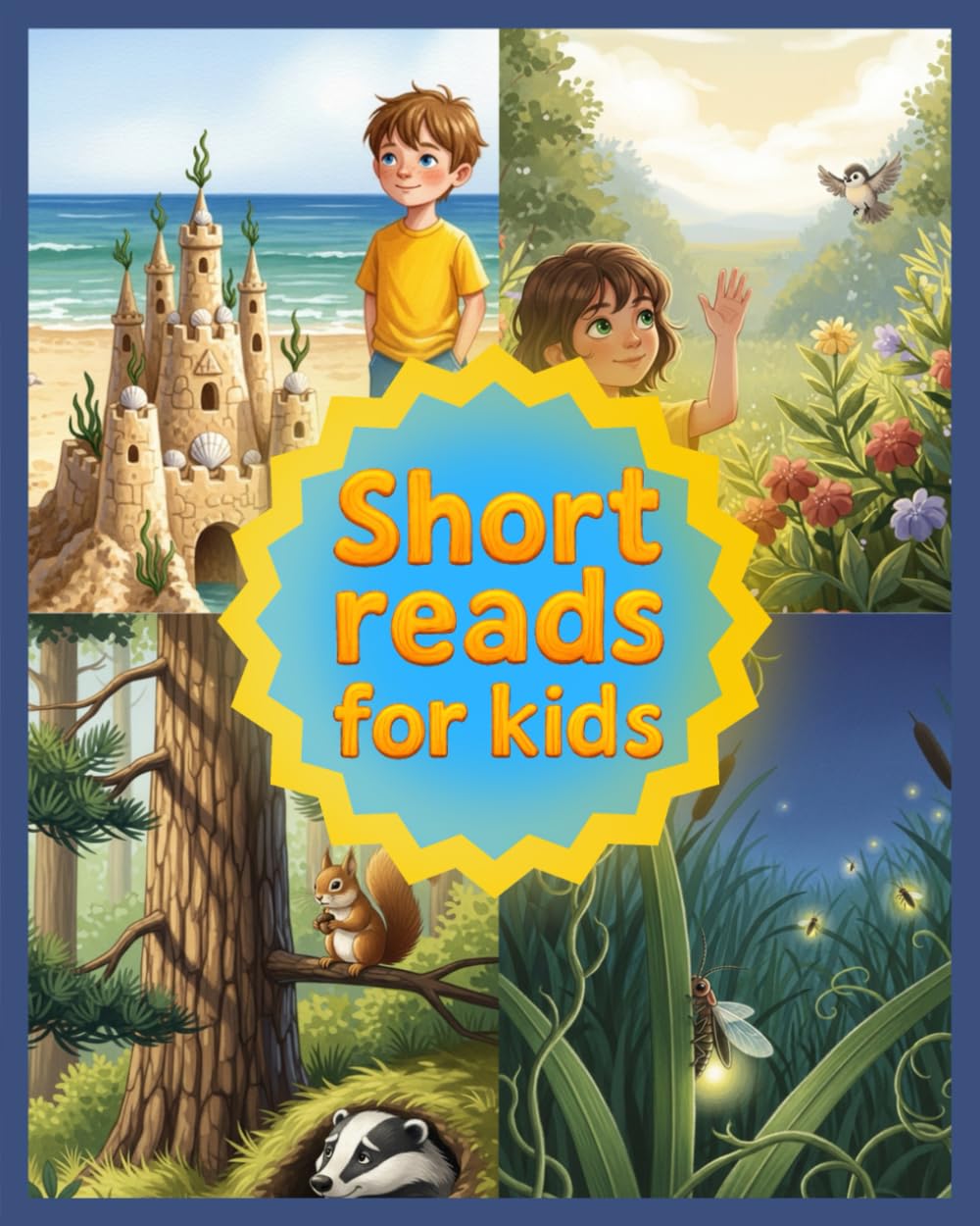Short reads for kids: Four Illustrated Stories of Courage and Kindness