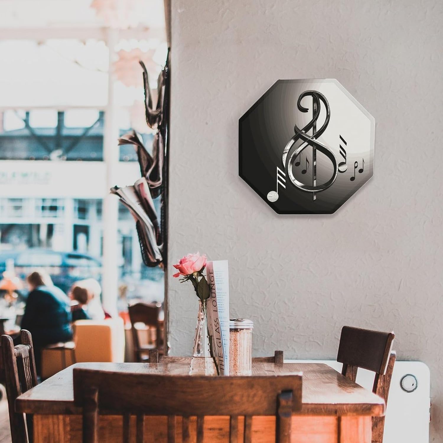 Funny Decorative Sign, Personalized Metal Music Symbol Sign for Wall Decor, Custom Tin Signs 1PCS for Bar, Lightweight Plaque for Garden, Bedroom Decor Poster 11.8 Inches image 4