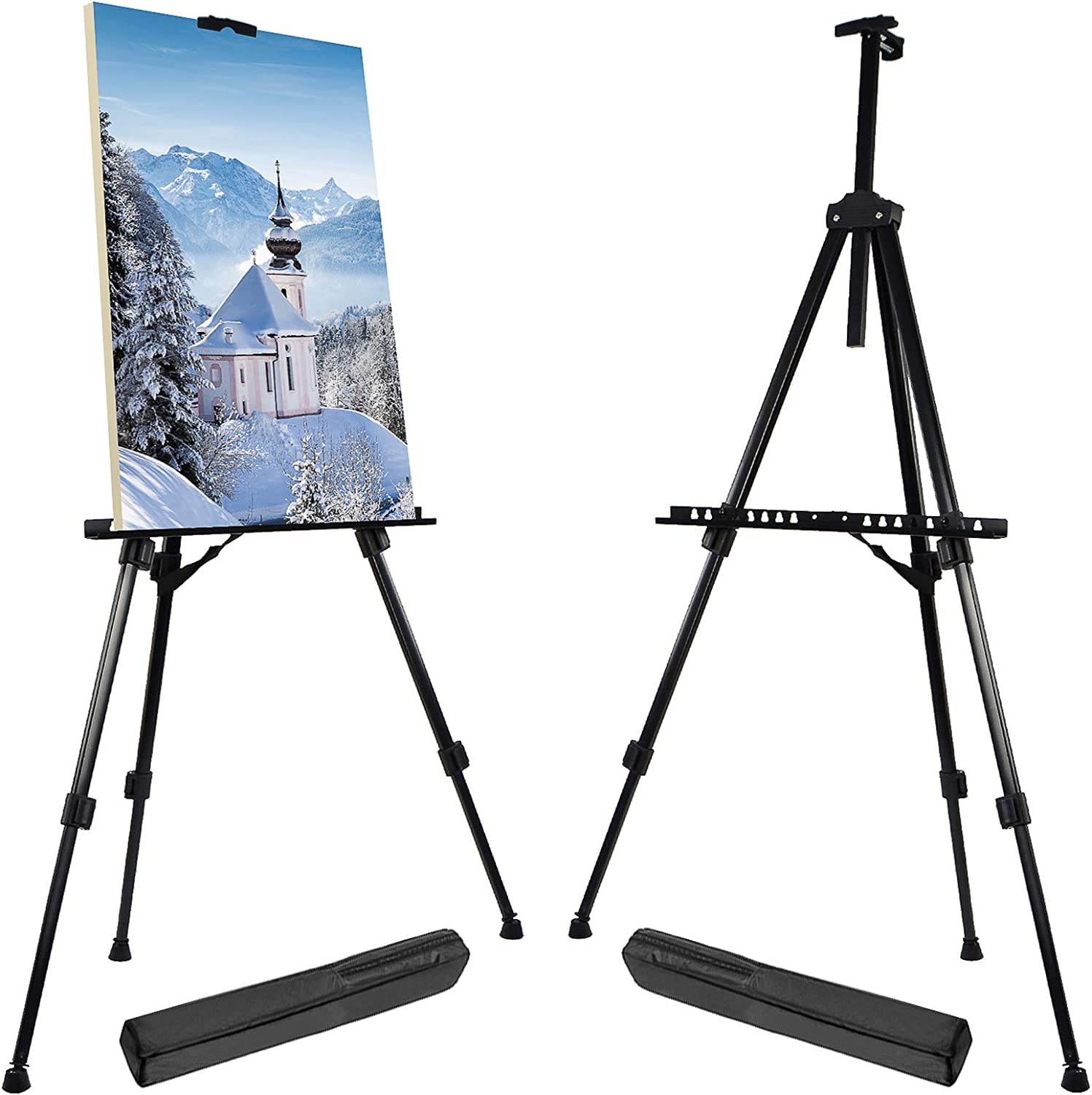 Qatalitic Portable Lightweight Tripod Easel for Professional Artists