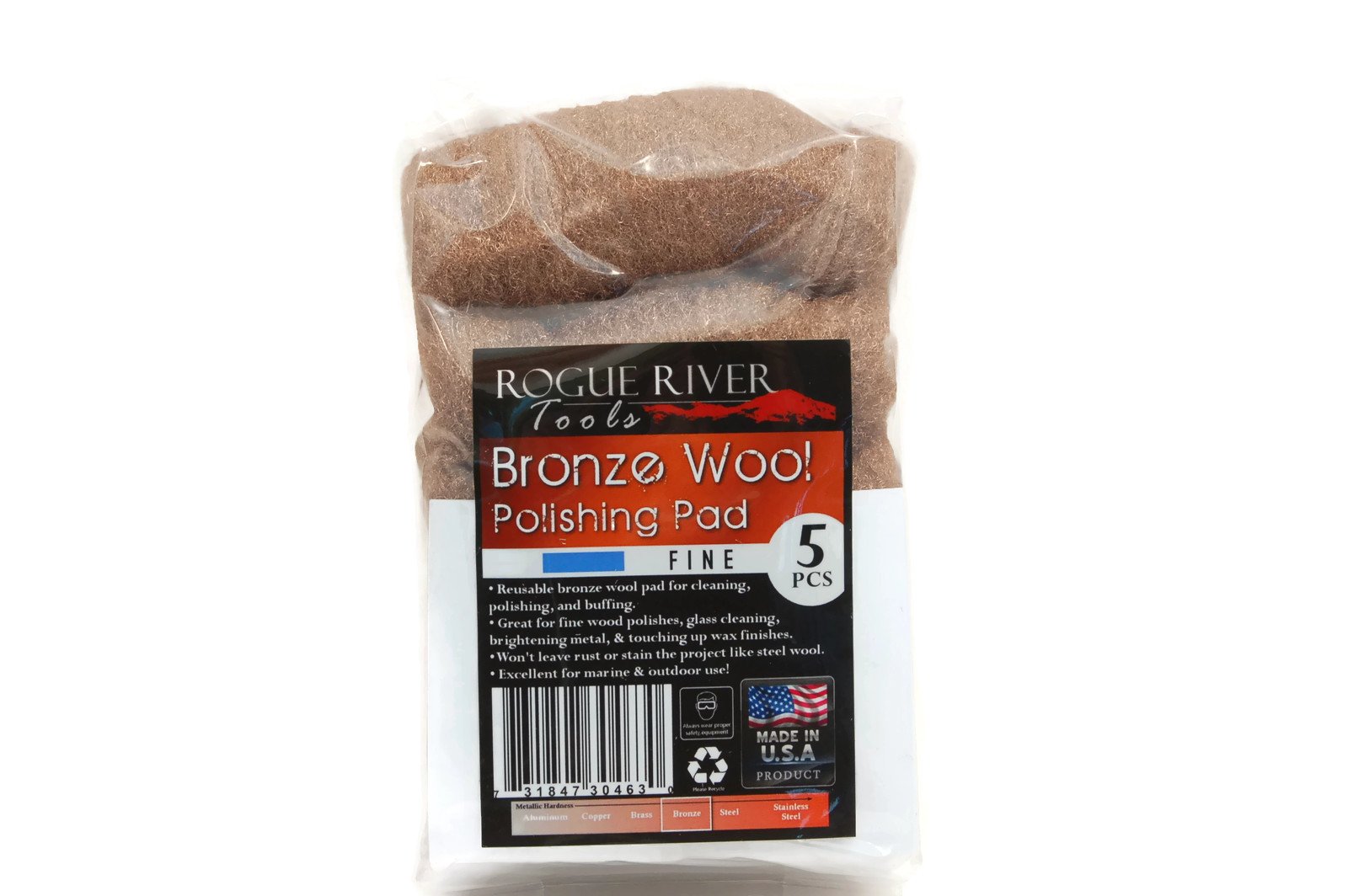 Bronze Wool Pads - Polishing & Rust Removal -6