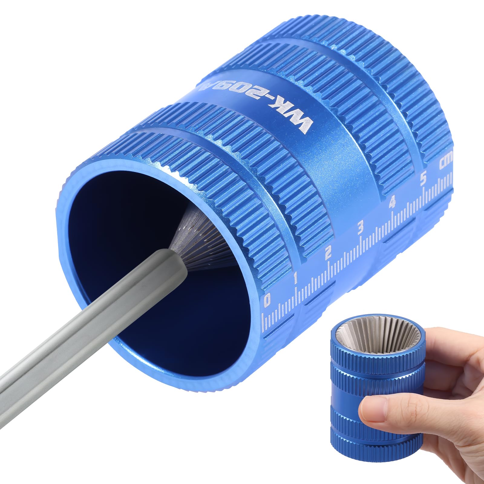 Frezarka do rowków wewnątrz i na zewnątrz (6-42 mm) | Ostrza HSS i frez do rur ze stali nierdzewnej | zadziory do rur miedzianych, PVC, aluminium i stali nierdzewnej | Narzędzia HVAC