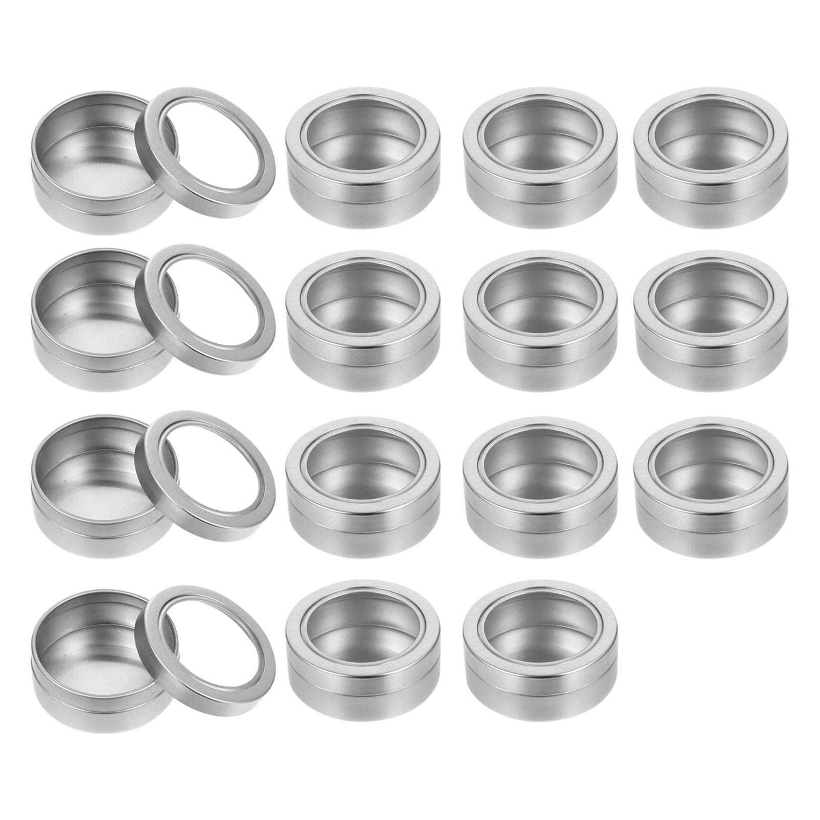Xindojuz Mini-Aluminiumdosen – 6er Set, 5 X 2,5 X 1 Cm, Mit Deckel, Für Lippenbalsam, Schmuck, Basteln & Aufbewahrung
