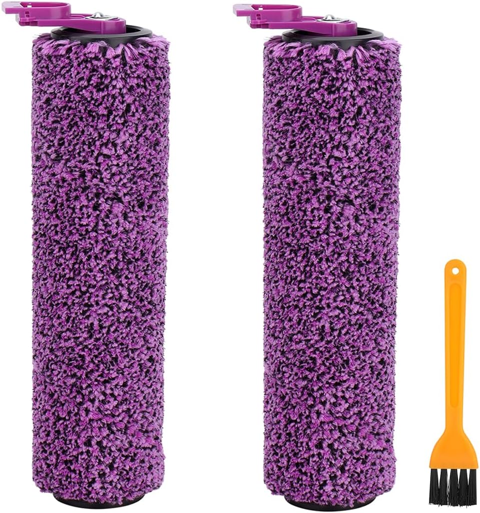 SD201 Brush Roller for Shark Steam Pickup 3-in-1 Steam Mop SD200/SD201/SD201C/SD201Q/SD205 Vacuum Cleaner, 3 Brush Roll, 1 Cleaning Tool Replacement Parts Accessories Kit