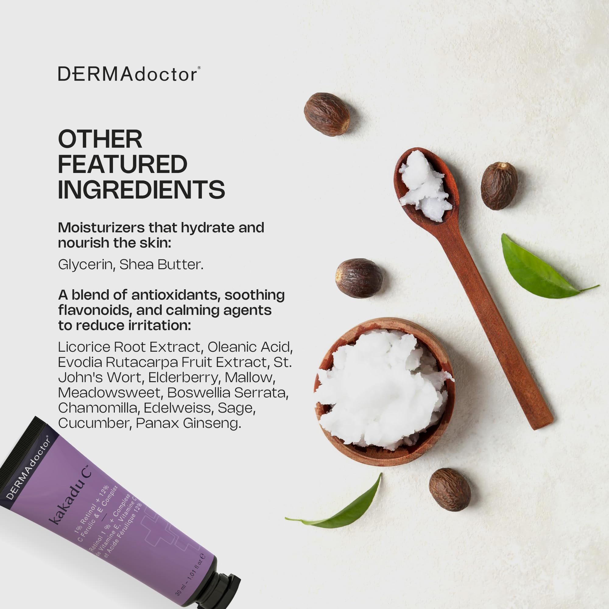 DERMAdoctor Kakadu C 1% retinol + 12% C Ferulic & E Complex krem przeciwstarzeniowy, 1,01 fl oz