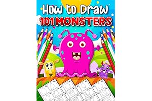 Learn to Draw 101 Monsters: A Step-by-Step Guide with Eye-Catching Illustrations