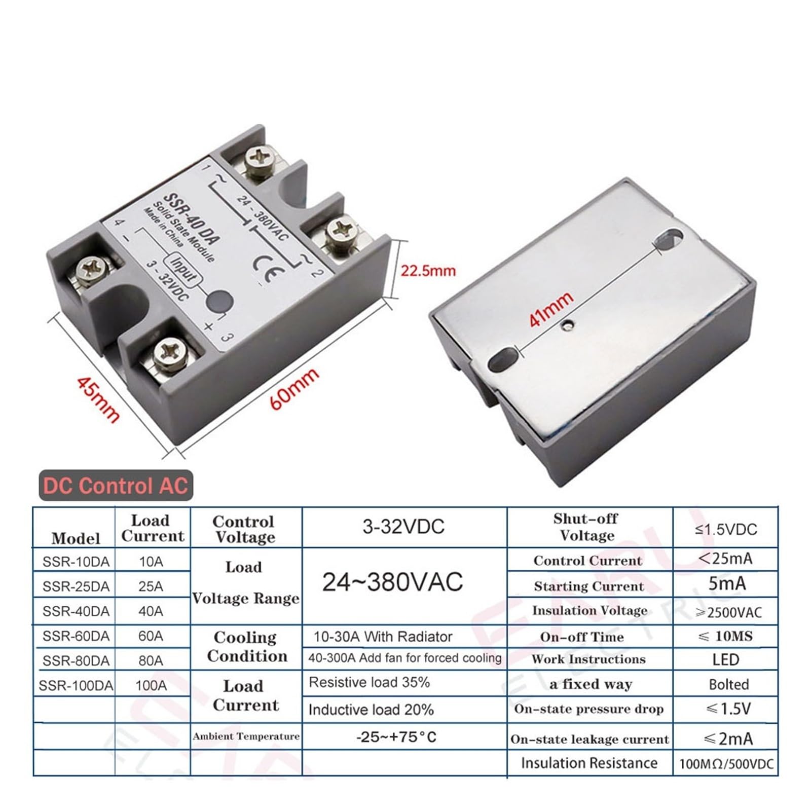 Cyfrowy termostat regulatora temperatury PID REX-C100 + Max 40A SSR SSR-40DA przekaźnik + termopara K M6 sonda 1M z radiatorem