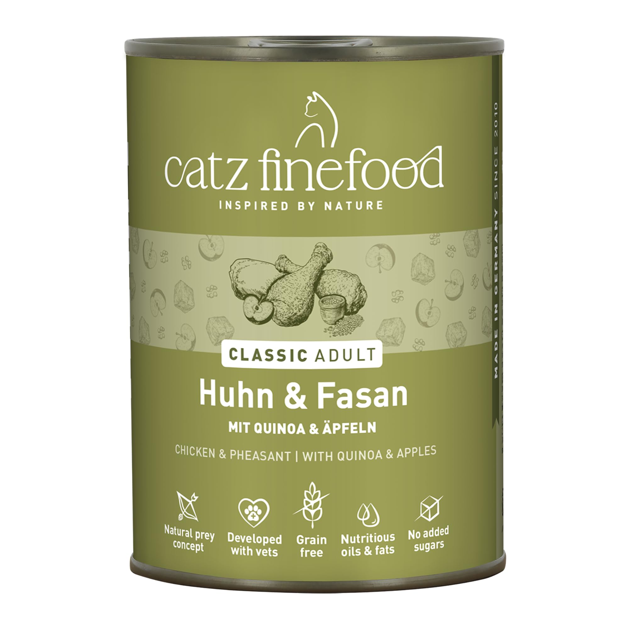 Catz Finefood Can 6 x 400g - Chicken & Pheasant