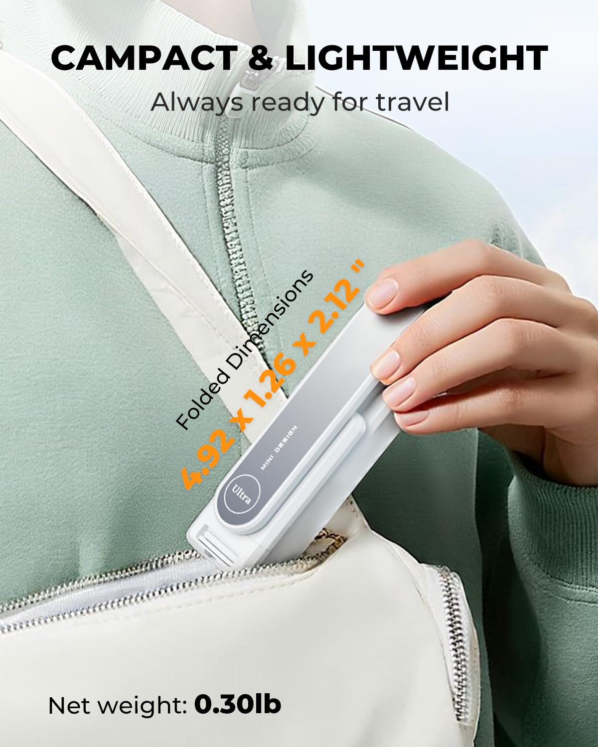 Treppiede per selfie, treppiede pieghevole per telefono, per iPhone/Android, telecomando wireless, portatile, formato tascabile, per fotografia, registrazione video, streaming