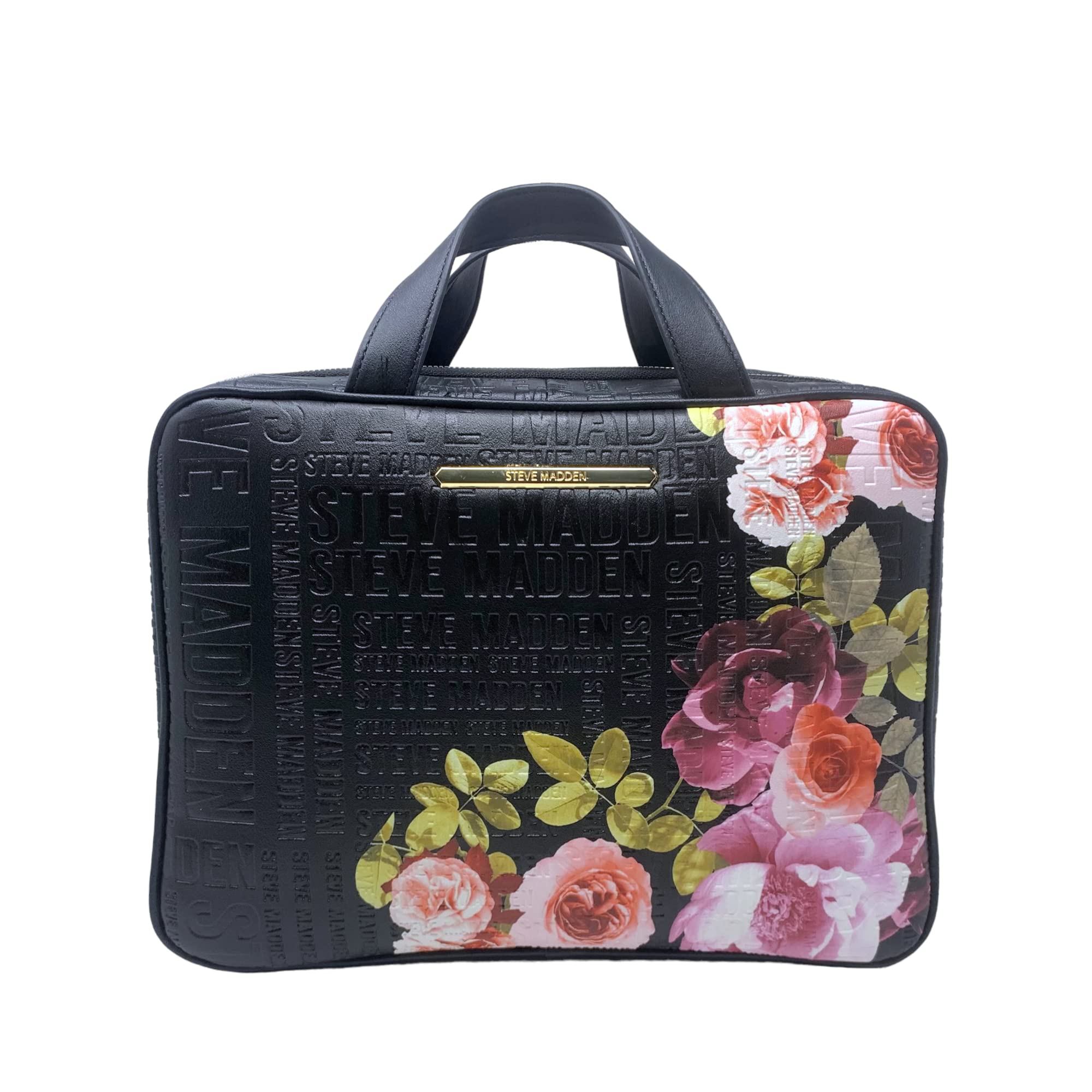 Steve MaddenWomen's Weekender Cosmetic Case (BLK/MULTI)