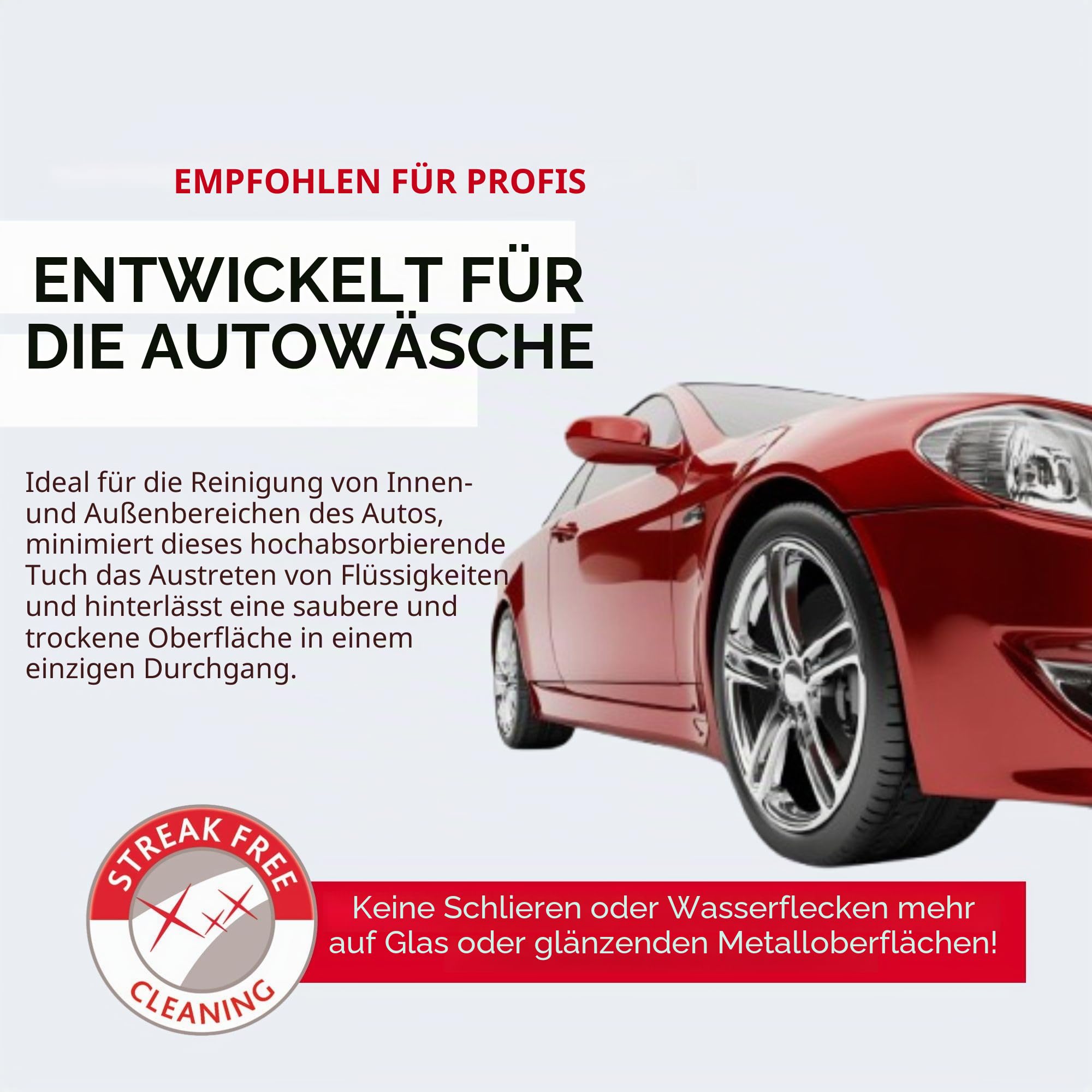 Vileda Professional Purmicro Active Max XL Waschlappen, grau, 5 Stück