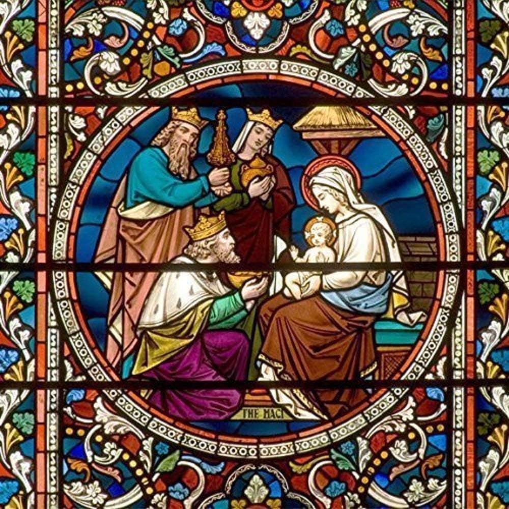 Musical Christmas card. The Three Kings. Open greeting card and hear 15-20 seconds of Ding Dong Merrily on High.