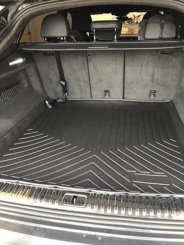 Miniatura 9 de Tapete de maletero para Audi Q8 SQ8 2019-2025 – Tapetes resistentes a la intemperie para maletero de automóviles con borde elevado – Goma