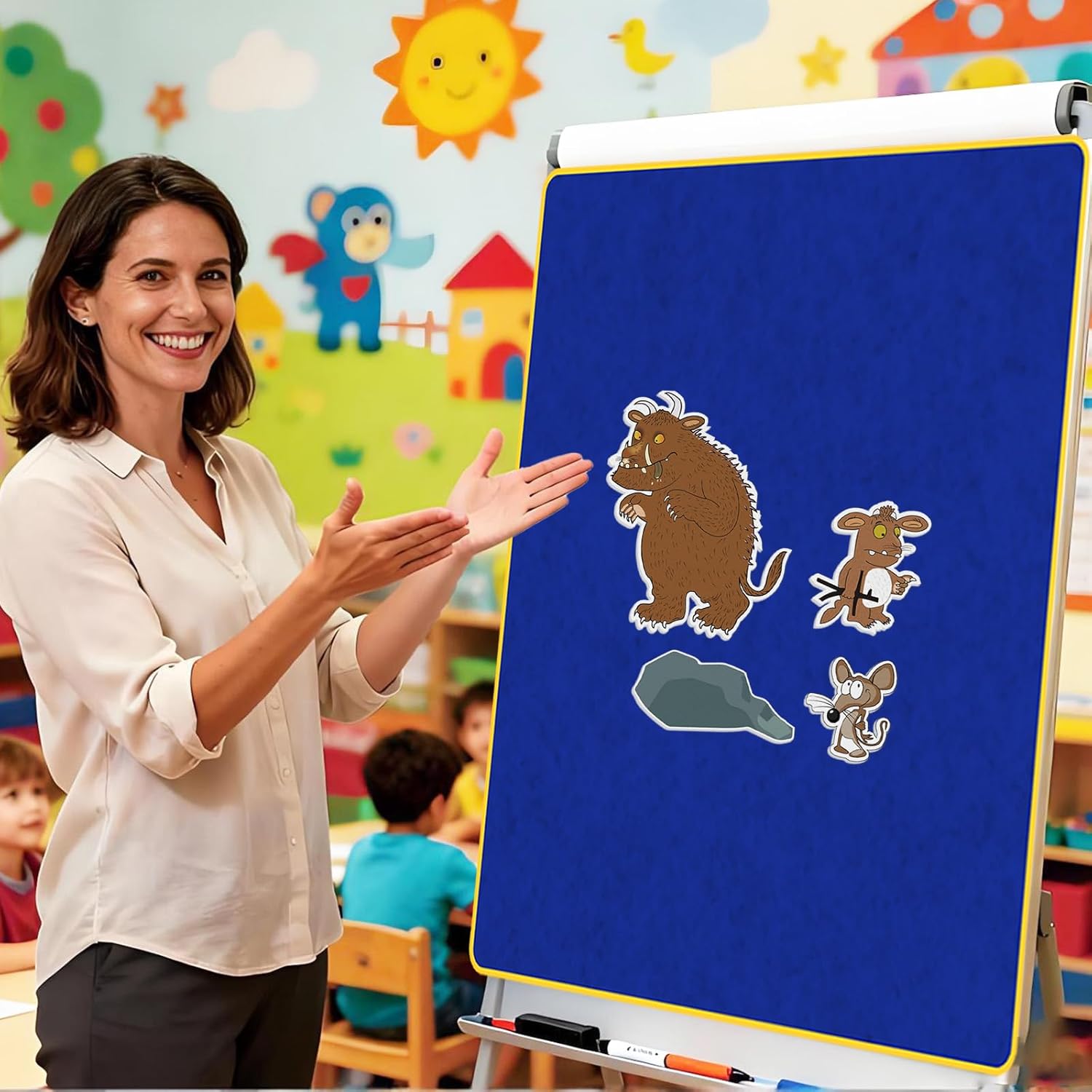 22 Pcs The Gruffalo Felt Story Board Pieces Flannel Board for The Classroom Autism Learning Materials Felt Board Story Sets