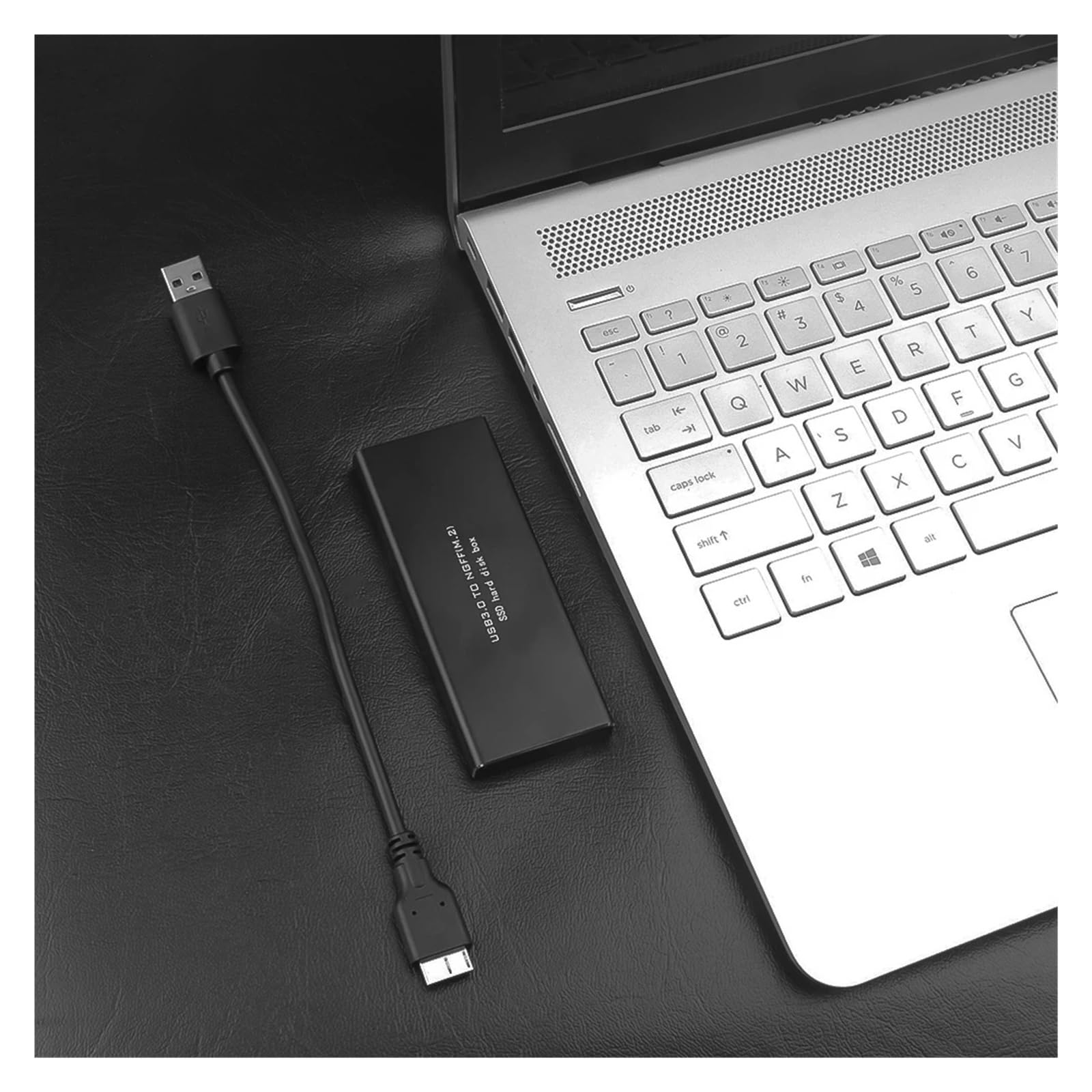 Custodia for HDD USB3.0 M.2 a USB3.0SATA, Custodia for Disco Rigido Mobile, 2230/2242/2260/2280 mm