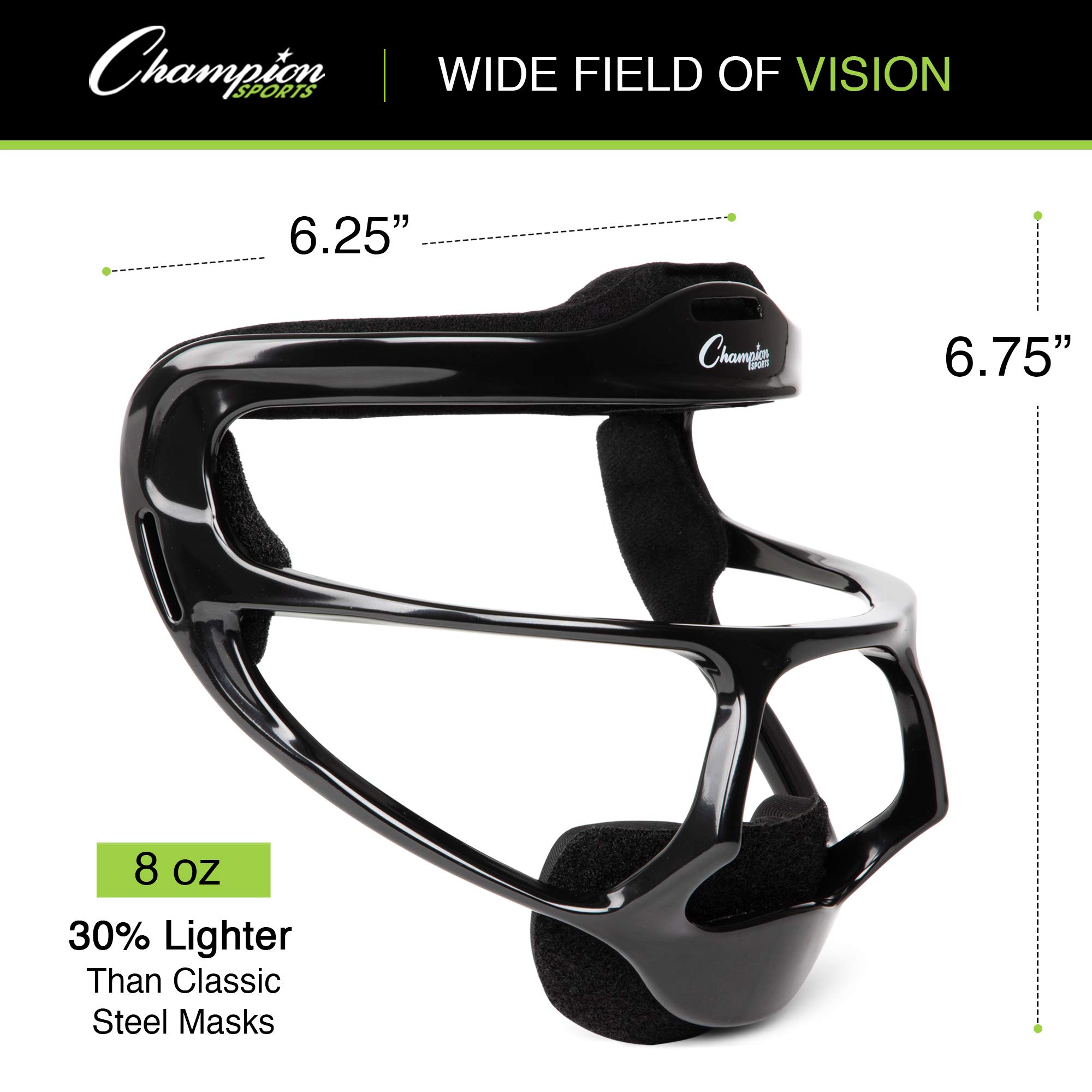 Amazon | Champion Sports マグネシウムソフトボールフェイスマスク