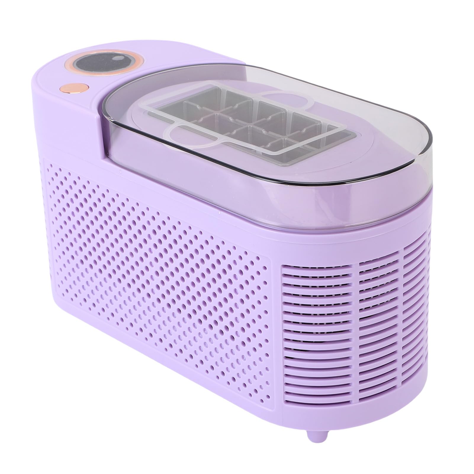 Máquina para Hacer Hielo Portátil, Máquina para Hacer Hielo en Encimera, para de Escritorio, Compacta para el Hogar, Oficina, Camping, con Depósito de (Enchufe de la UE)