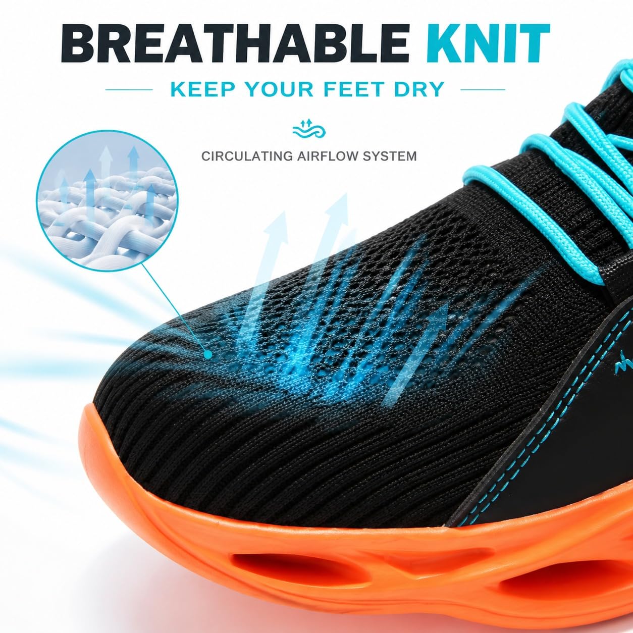 Zapatillas de Running para Hombre Mujer Casual Ligero Transpirables Zapatos para Correr Gimnasio Deportives Transpirables Atlético Zapatos Gimnasio Confort Fitness Sport Sneake