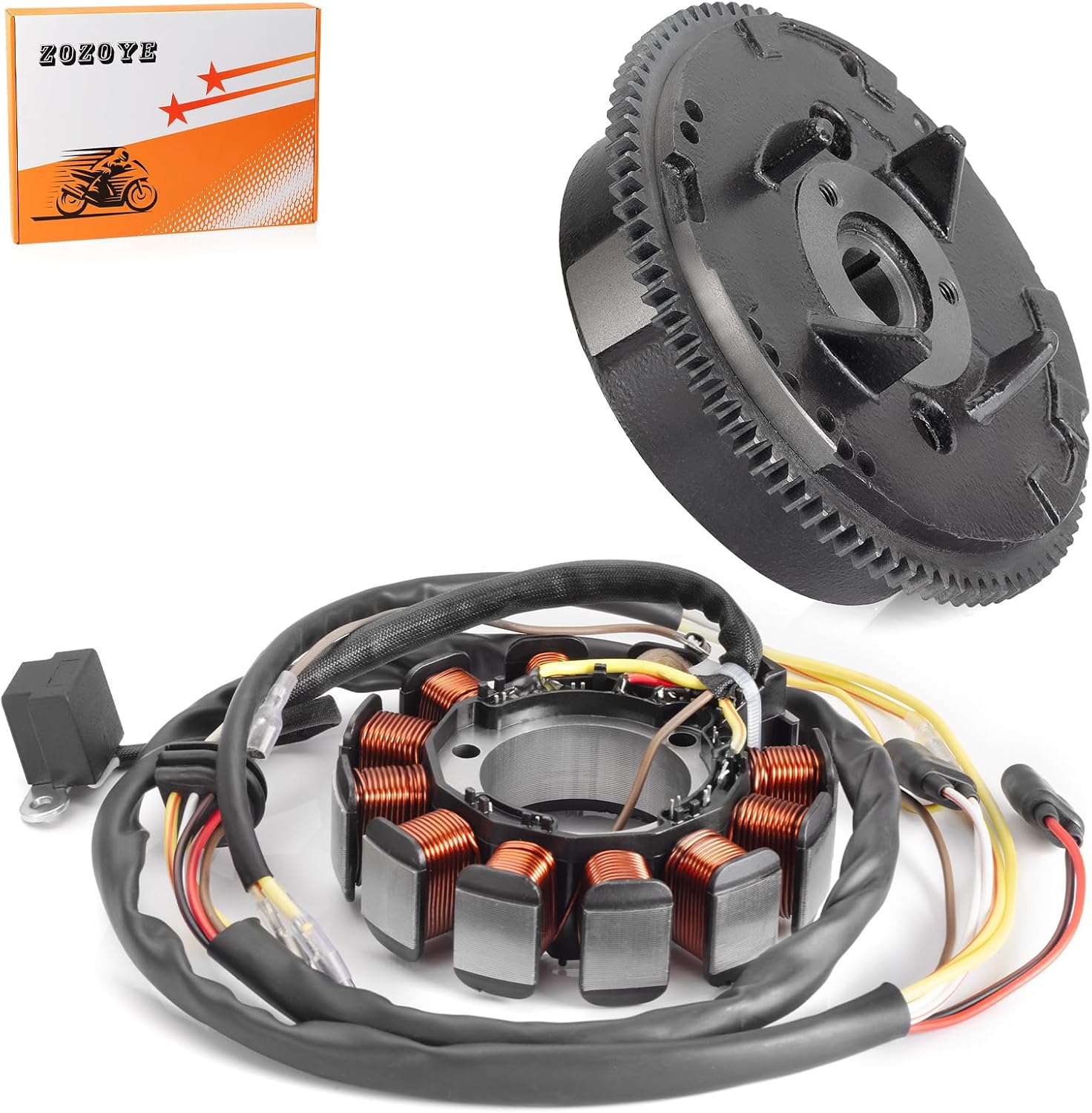 Stator & Flywheel Rotor for Polaris Ranger Magnum Scrambler Sportsman Worker 500 2000-2003 3086984 3086983 3086819 3087166