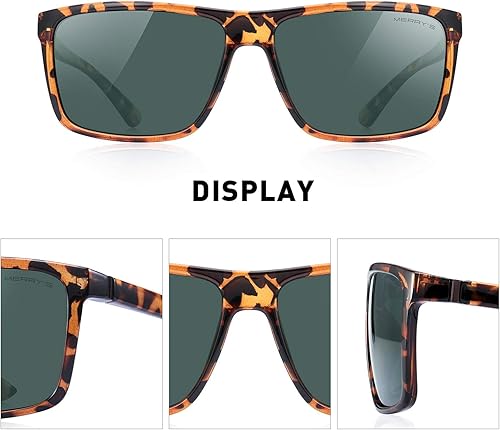 Miniatura 3 de MERRY'S Gafas de sol polarizadas para hombre y mujer, gafas de sol de pesca al aire
