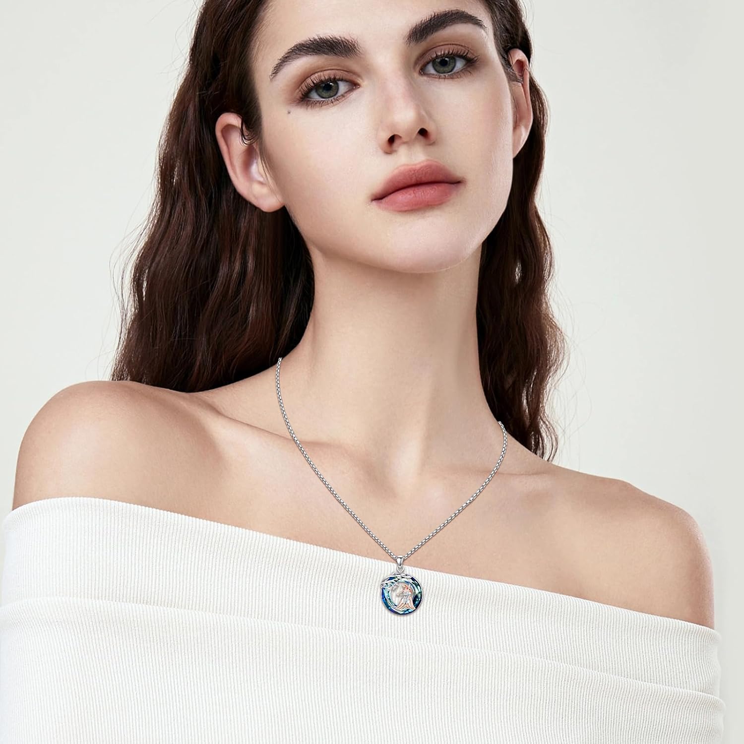 Sport/Music Necklace for Women 925 Sterling Silver Crystal Pendant Tree of Life Jewelry Gifts for Sport Players - Image 6