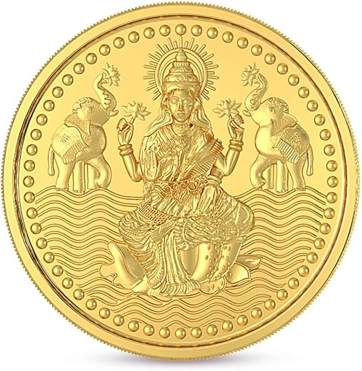Malabar Gold &amp; Diamonds Gold Coin 24K (999) 2 grams | 24 kt Gold Coin/Bar/Bullion for Akshaya Tritiya, Birthday, Wedding &amp;...