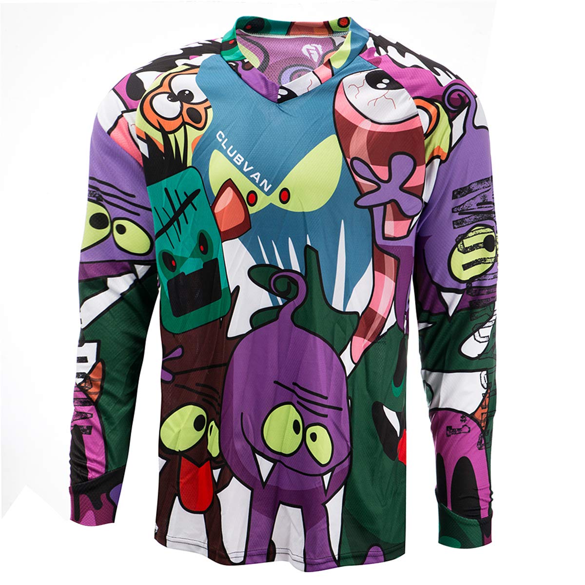 PSPORT Herren Mode Radtrikot Sommer Fahrrad Sportbekleidung MTB Trikot Tolle Geschenke Langarm Mountainbike Kleidung