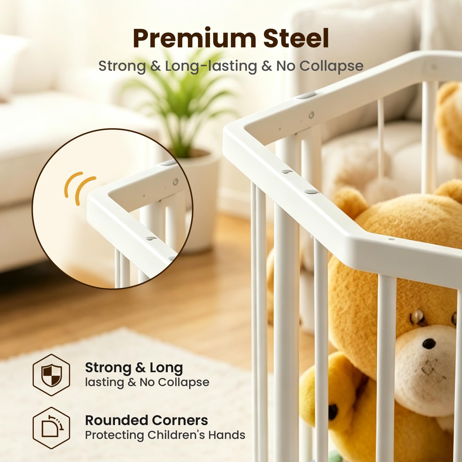 Almacenamiento de juguetes suaves, almacenamiento de animales de peluche, almacenamiento de juguetes de peluche con red de malla, tubo organizador de juguetes de peluche con ruedas de freno, jaula de