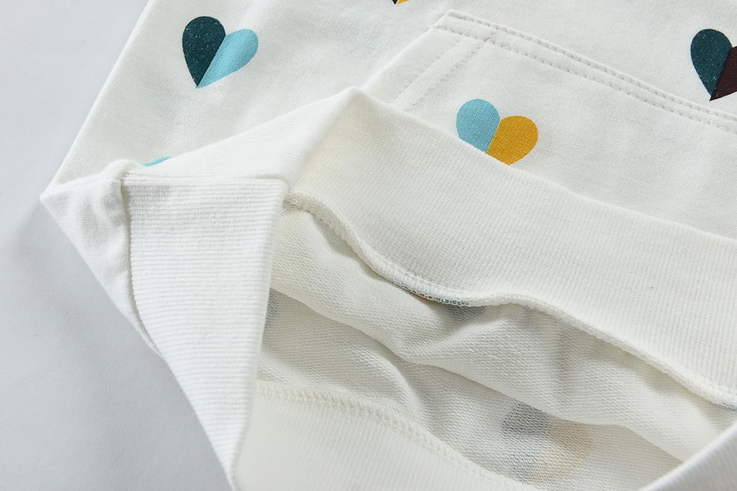 Tkria Toddler Girls Hoodies Heart Sweatshirt Kids Casual Pullover Fleece Sweater Long Sleeve Shirts Winter Outwear Size 2-7T - Image 6