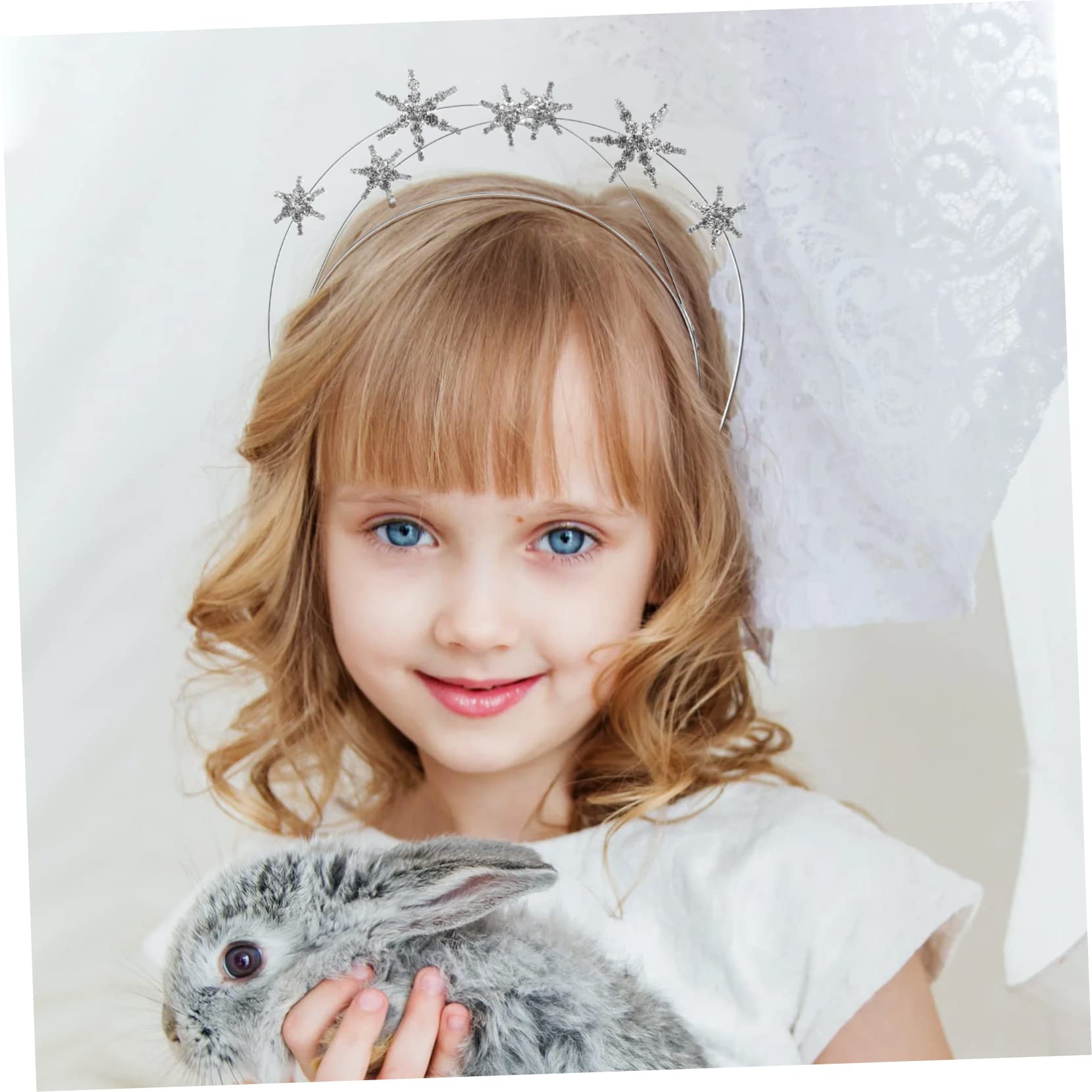 FRCOLOR 3stücke Sternen-haarband Mit Glitzer Und Strass Eleganter Haarschmuck Für Damen Und Mädchen Perfektes Accessoire Für Partys Und Fotoshootings Einzigartiges Design Für Einen
