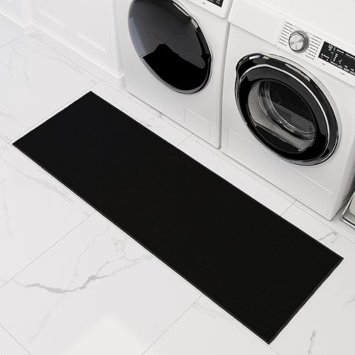 Miniatura 134 de Sweet Home Stores Alfombra lavable antideslizante con parte trasera de goma para cocina, pasillos, baño, entrada, dormitorio, 2 pies 3 pulgadas x 3