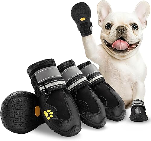 Zapatos para perros pequeños botas transpirables para perros medianos, protectores de patas para pavimento caliente de verano, nieve de invierno,