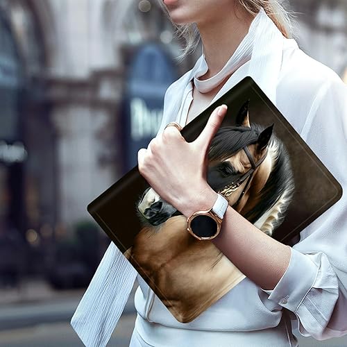 Vista 273 de Funda para Kindle de 6 pulgadas (11.ª generación, versión 2024/2022) delgada de piel sintética, ajustable, multiángulo, Smart Shell con función