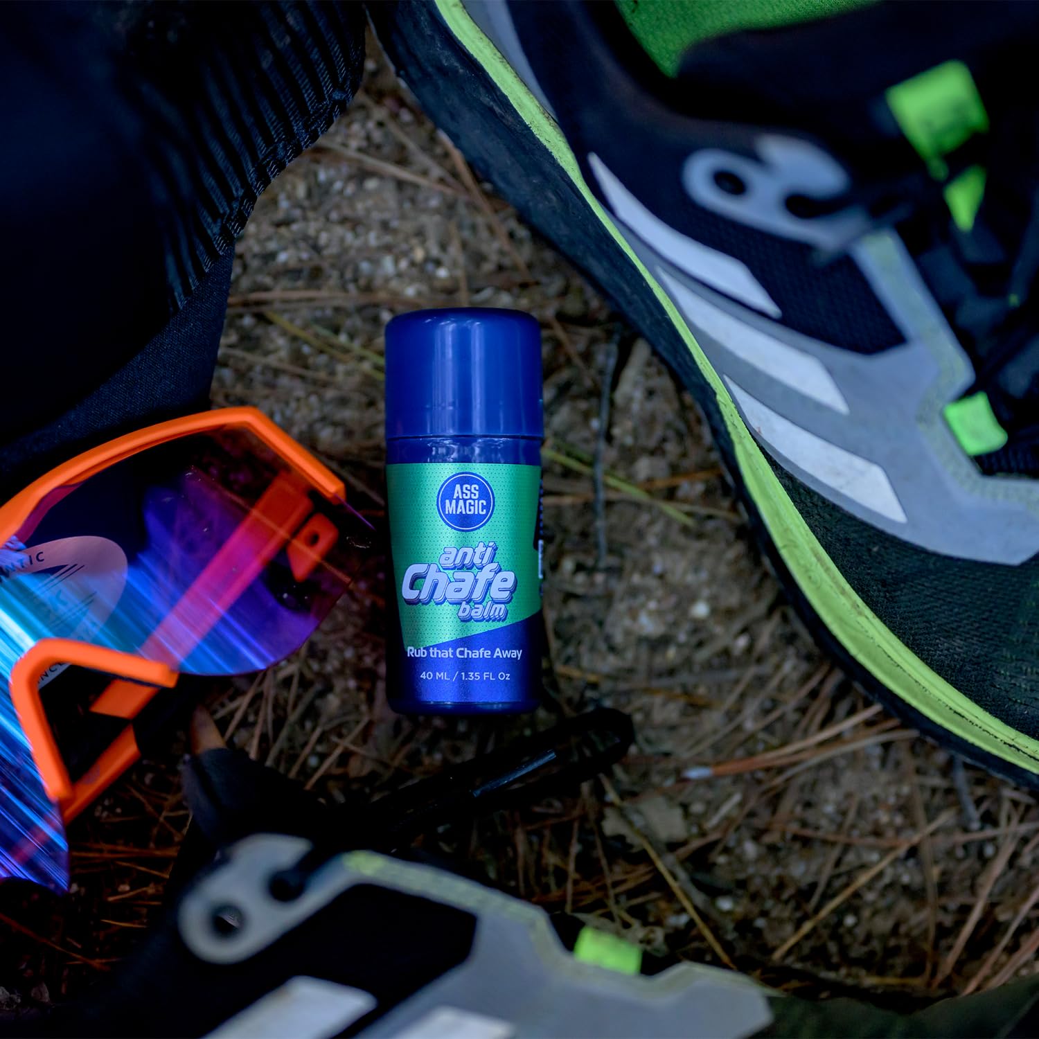ASS MAGIC ANTI CHAFE BALM - Dein ultimativer Anti-Chafe-Begleiter - Perfekt für Läufer, Triathleten und den Alltag. Die Scheuerstellen und Blasen vermeiden möchten.