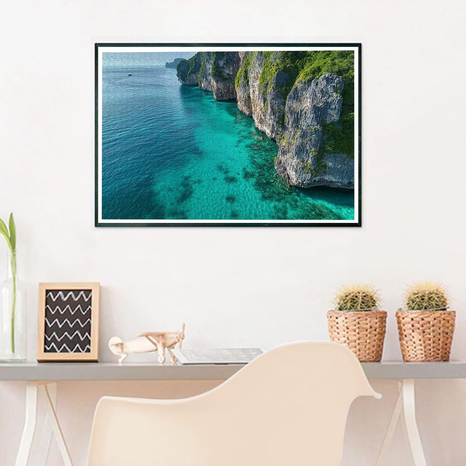 Puzzle 2000 elementów dla dorosłych, puzzle oceanu dla dorosłych, duże drewniane puzzle z pudełkiem prezentowym, gra koncentracyjna dla dorosłych, 2000 elementów puzzli do dekoracji ścian domu