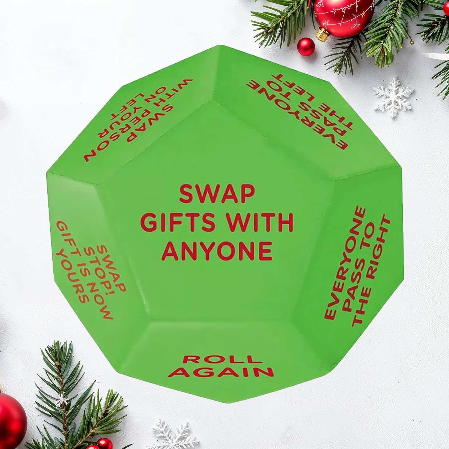 Santa Swap Gift Exchange Dice, Xmas Gift Exchange Games – Fun Gift Swap Dice Christmas Games for Family Party – Gift Exchange Game with 12 Sides- Holiday Office Party Games for Large Groups Santa Swap Gift Exchange Dice, Xmas Gift Exchange Games – Fun Gift Swap Dice Christmas Games for Family Party – Gift Exchange Game with 12 Sides- Holiday Office Party Games for Large Groups