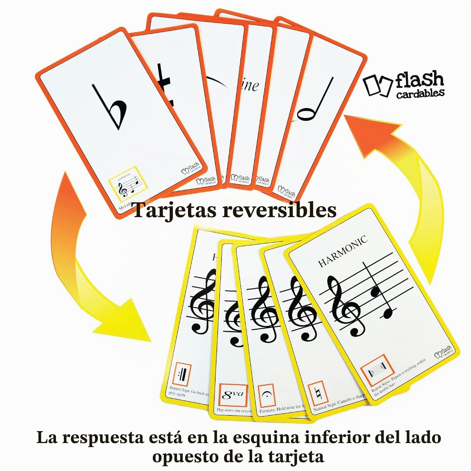 Tarjetas Flash de música Premium Flashcardables