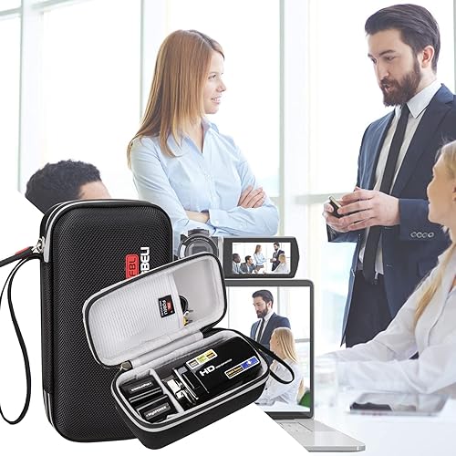 Miniatura 7 de Funda de transporte EVA compatible con kimireKicteckSony HDRCX405Canon VIXIA HF R800 R700 videocámara grabadora de cámara digital (solo funda)