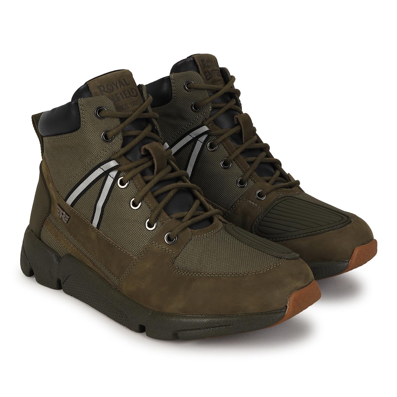 Royal Enfield City Cruising Olive Boots-image-5