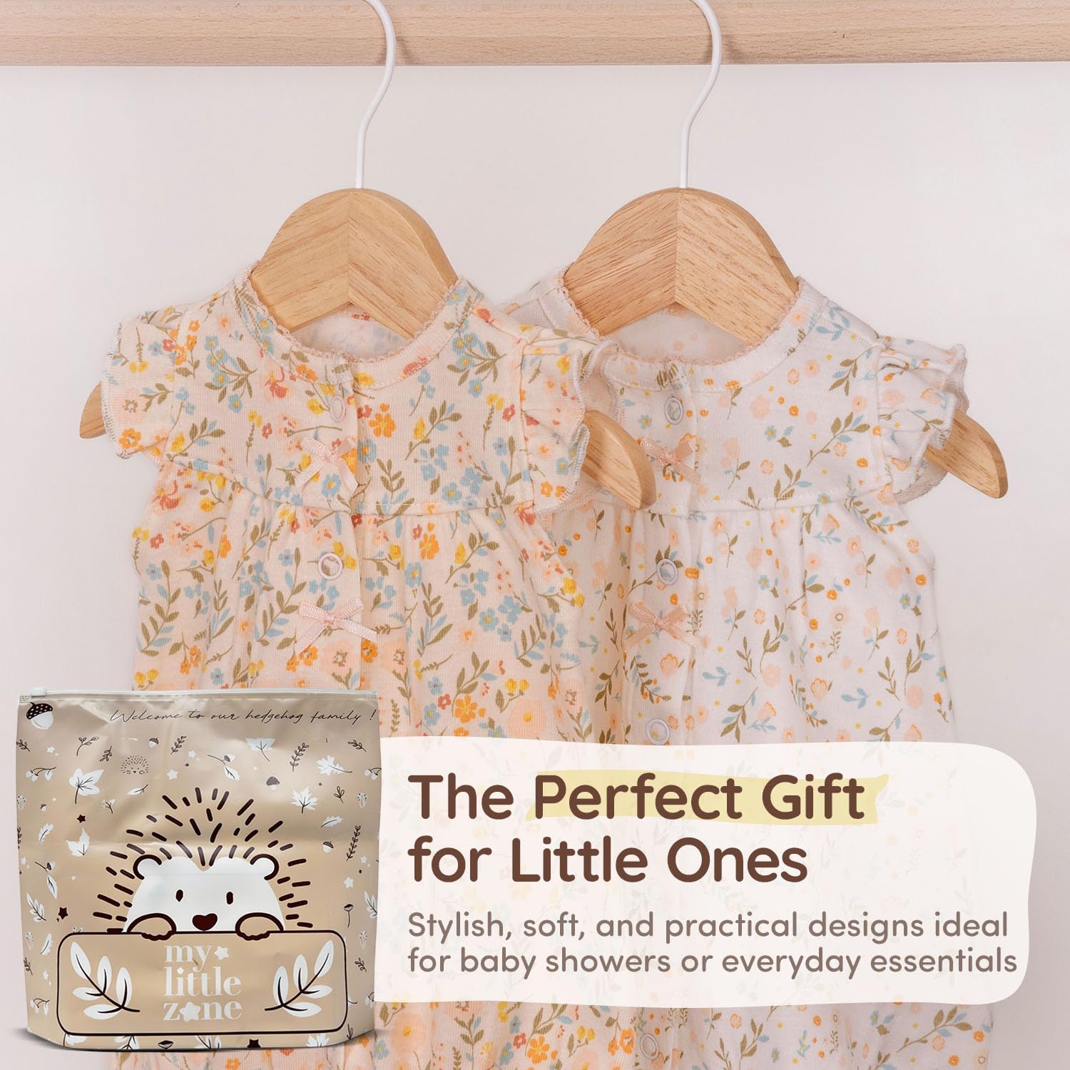 2-Pack Short Sleeve Baby Girl Rompers