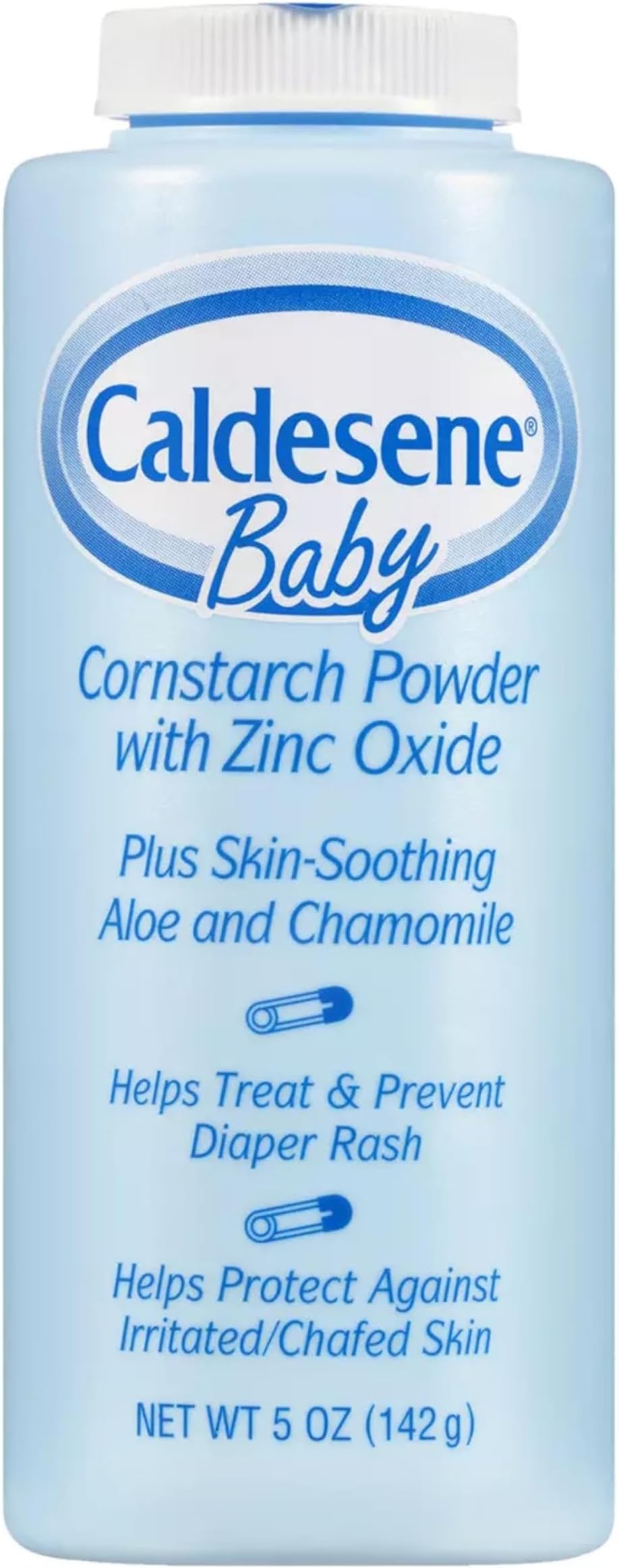 Baby Cornstarch Powder with Zinc Oxide, 5 oz, 5-Pack